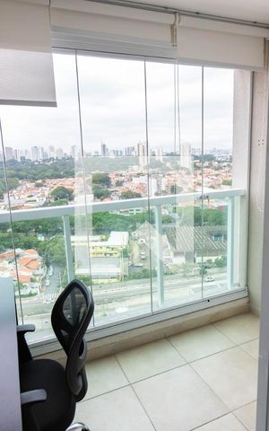 Apartamento para alugar com 38m², 1 quarto e 1 vagaVaranda