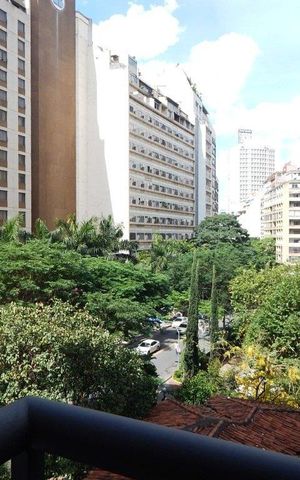 Apartamento para alugar com 41m², 1 quarto e 1 vagaVista do terraço da unidade