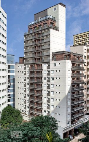 Apartamento para alugar com 41m², 1 quarto e 1 vaga Apartamento para alugar com 41m², 1 quarto e 1 vagaFachada