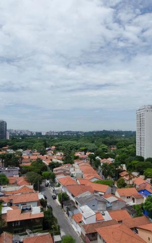 Apartamento para alugar com 43m², 1 quarto e 1 vagaVista da varanda
