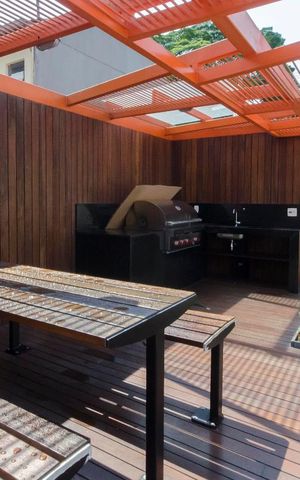 Apartamento para alugar com 43m², 1 quarto e 1 vagaChurrasqueira