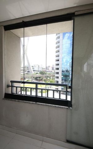 Studio à venda com 62m², 1 quarto e 1 vagaVaranda 