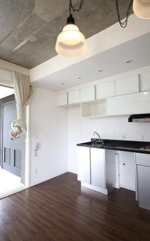 Studio à venda com 62m², 1 quarto e 1 vagaSala - Cozinha 