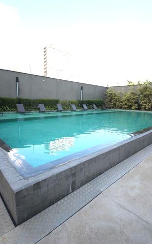 Studio à venda com 62m², 1 quarto e 1 vagaPiscina