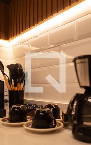 Studio à venda com 25m², 1 quarto e 1 vaga Studio à venda com 25m², 1 quarto e 1 vagaDetalhe da cozinha