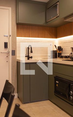 Studio à venda com 25m², 1 quarto e 1 vaga Studio à venda com 25m², 1 quarto e 1 vagaCozinha