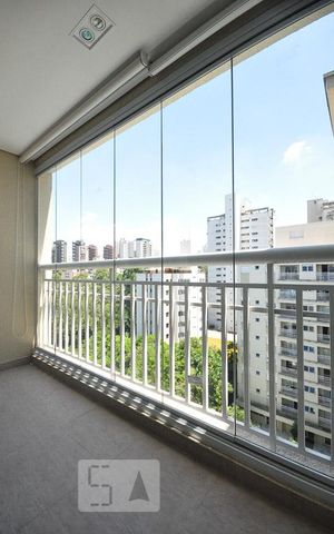 Apartamento para alugar com 60m², 1 quarto e 1 vagavaranda