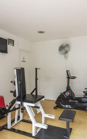 Apartamento para alugar com 36m², 1 quarto e 1 vaga Apartamento para alugar com 36m², 1 quarto e 1 vagaAcademia