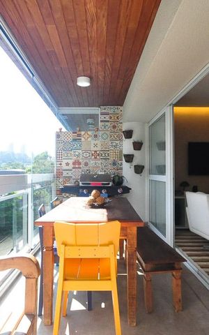 Apartamento para alugar com 135m², 3 quartos e 2 vagasvaranda gourmet