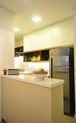 Apartamento à venda com 60m², 1 quarto e 2 vagascozinha