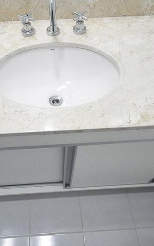 Apartamento à venda com 47m², 1 quarto e 1 vagadetalhe do banheiro suíte 
