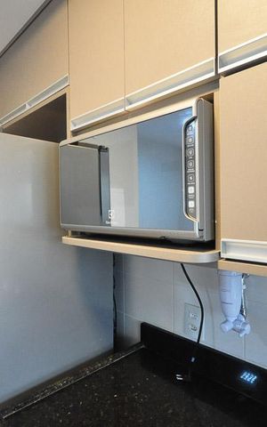 Apartamento à venda com 47m², 1 quarto e 1 vagadetalhe da cozinha