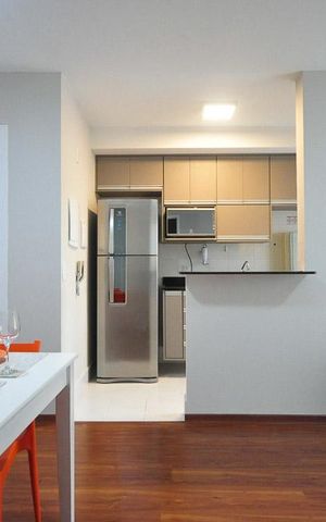 Apartamento à venda com 47m², 1 quarto e 1 vagacozinha