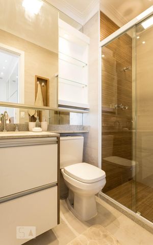 Studio à venda com 33m², 1 quarto e 1 vaga Studio à venda com 33m², 1 quarto e 1 vagaBanheiro