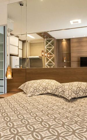 Studio à venda com 33m², 1 quarto e 1 vaga Studio à venda com 33m², 1 quarto e 1 vagaQuarto