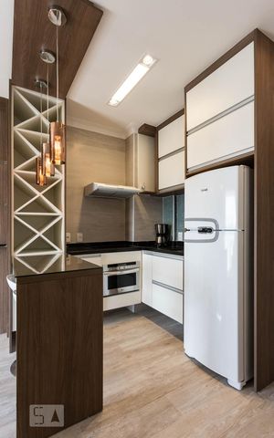 Studio à venda com 33m², 1 quarto e 1 vaga Studio à venda com 33m², 1 quarto e 1 vagaCozinha
