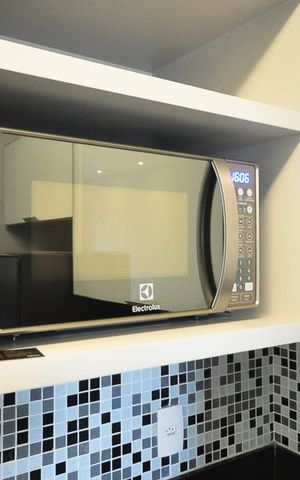 Studio à venda com 43m², 1 quarto e 1 vagadetalhe da cozinha