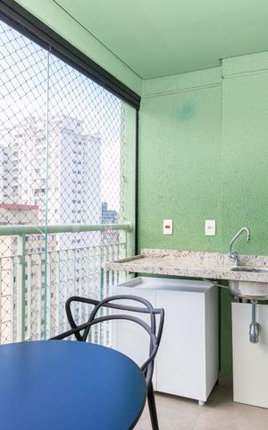 Studio à venda com 35m², 1 quarto e 1 vaga Studio à venda com 35m², 1 quarto e 1 vagaVaranda