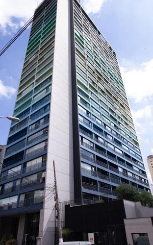 Studio à venda com 35m², 1 quarto e 1 vaga Studio à venda com 35m², 1 quarto e 1 vagaFachada