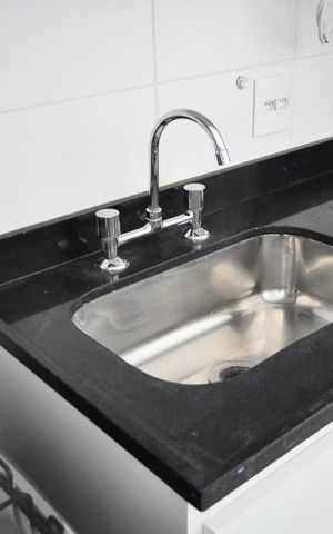 Apartamento à venda com 50m², 1 quarto e 1 vagadetalhe da cozinha