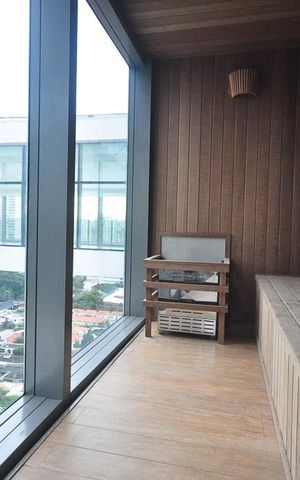 Studio à venda com 41m², 1 quarto e 1 vagasauna