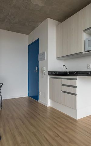 Studio para alugar com 35m², 1 quarto e 1 vaga Studio para alugar com 35m², 1 quarto e 1 vagaCozinha