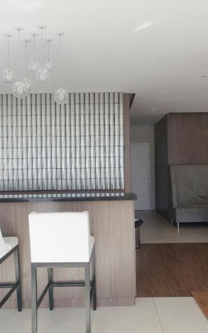 Apartamento à venda com 47m², 1 quarto e 1 vagaSalão gourmet