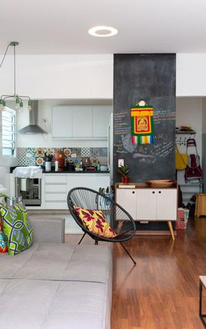 Apartamento à venda com 77m², 1 quarto e sem vagaSala