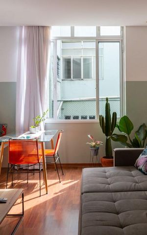 Apartamento à venda com 77m², 1 quarto e sem vagaSala