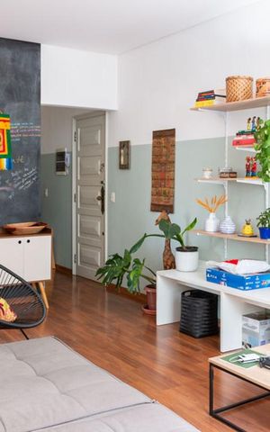 Apartamento à venda com 77m², 1 quarto e sem vagaSala