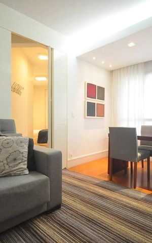 Apartamento à venda com 60m², 1 quarto e 1 vagasala