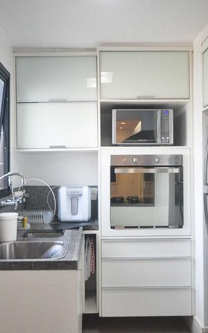 Apartamento à venda com 60m², 1 quarto e 1 vagadetalhe da cozinha