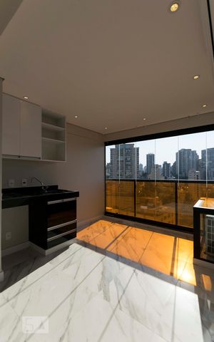 Studio para alugar com 33m², 1 quarto e 1 vagaVaranda Gourmet