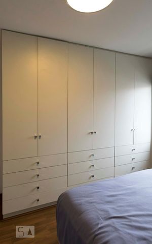 Apartamento para alugar com 106m², 2 quartos e 1 vagaQuarto 2 - Suíte (Armários)