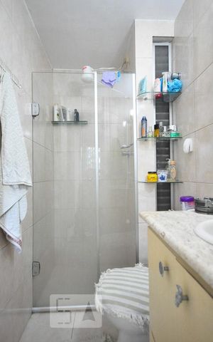 Apartamento à venda com 59m², 2 quartos e 1 vagadetalhe do banheiro