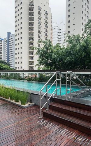 Studio à venda com 35m², 1 quarto e 1 vagaPiscina