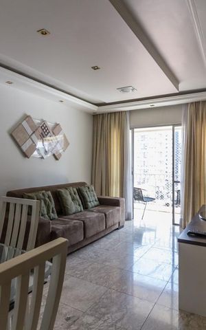 Apartamento para alugar com 66m², 2 quartos e 2 vagasSala
