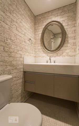 Studio para alugar com 35m², 1 quarto e 1 vaga Studio para alugar com 35m², 1 quarto e 1 vagaBanheiro