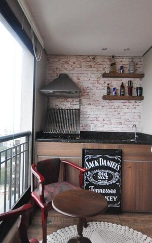 Apartamento para alugar com 70m², 2 quartos e 2 vagasvaranda gourmet	
