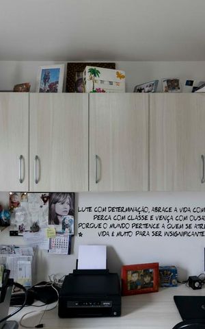 Apartamento para alugar com 147m², 4 quartos e 2 vagasQuarto 1 (Home Office - Armários)