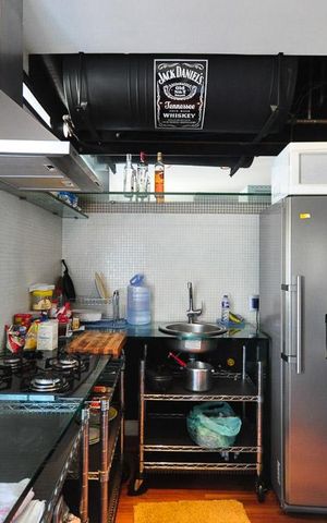 Apartamento à venda com 82m², 1 quarto e 2 vagascozinha