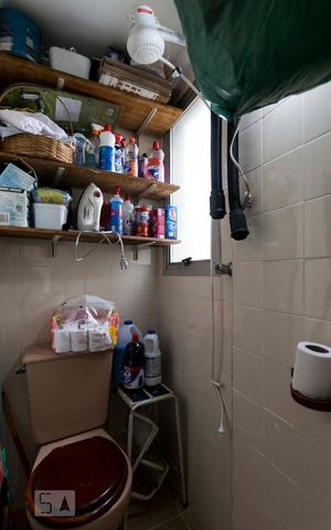 Apartamento à venda com 58m², 2 quartos e 1 vagaBanheiro de serviçoe