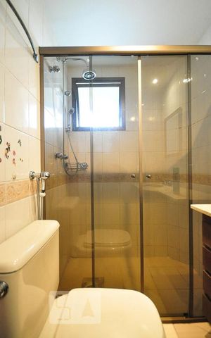 Apartamento para alugar com 98m², 3 quartos e 2 vagasdetalhe do banheiro suíte 