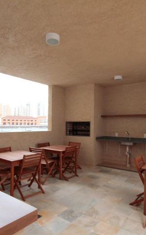 Apartamento à venda com 35m², 1 quarto e sem vagaChurrasqueira