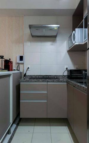 Studio à venda com 38m², 1 quarto e 1 vagaCozinha