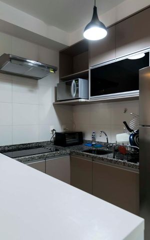 Studio à venda com 38m², 1 quarto e 1 vagaCozinha