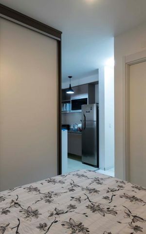 Studio à venda com 38m², 1 quarto e 1 vagaStudio - Quarto