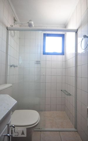 Apartamento à venda com 65m², 3 quartos e 2 vagasdetalhe do banheiro suíte 
