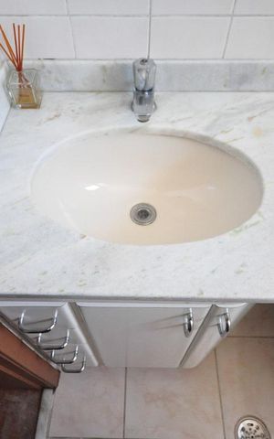 Apartamento à venda com 65m², 3 quartos e 2 vagasdetalhe do banheiro suíte 
