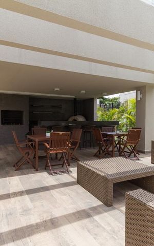 Studio à venda com 35m², 1 quarto e 1 vaga Studio à venda com 35m², 1 quarto e 1 vagaÁrea comum - Churrasqueira